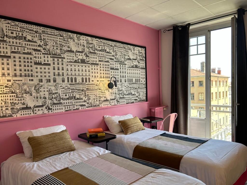 Hotel De La Croix-Rousse Ліон Екстер'єр фото